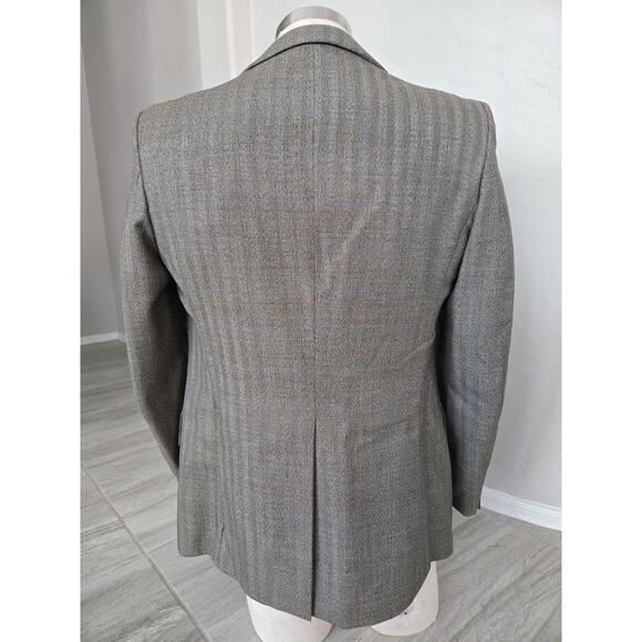 Arya Pure Wool Tweed Blazer Jacket Sport Coat Sz 42 R France - Picture 15 of 16